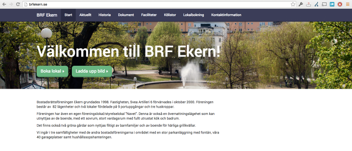 Screenshot BRF Ekern